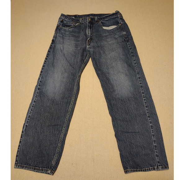 Levi's Other - Levis 505 Regular Fit Jeans Mens 34x30 Medium Wash Blue Denim 00505-1989 S